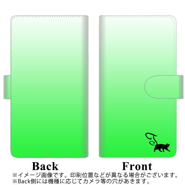 au アクオスR SHV39 高画質仕上げ プリント手帳型ケース(通常型)【YI861 イニシャル ネコ T】