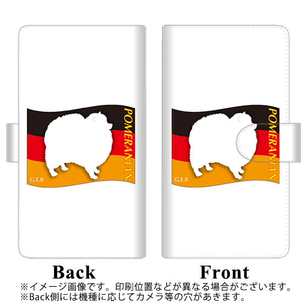iPhone6 PLUS 高画質仕上げ プリント手帳型ケース(通常型)【ZA840 ポメラニアン】