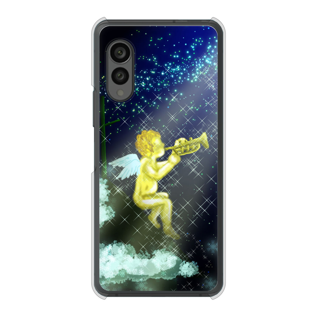 arrows N F-51C docomo 1248 天使の演奏 ハードケース 背面印刷