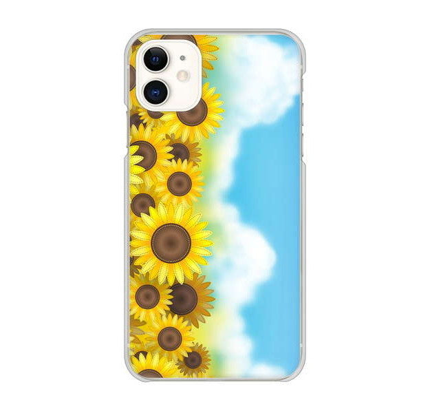 iPhone 11 148 ひまわり畑 ハードケース 背面印刷