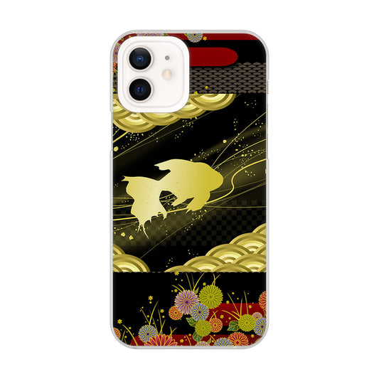 iPhone 12 174 天の川の金魚 ハードケース 背面印刷