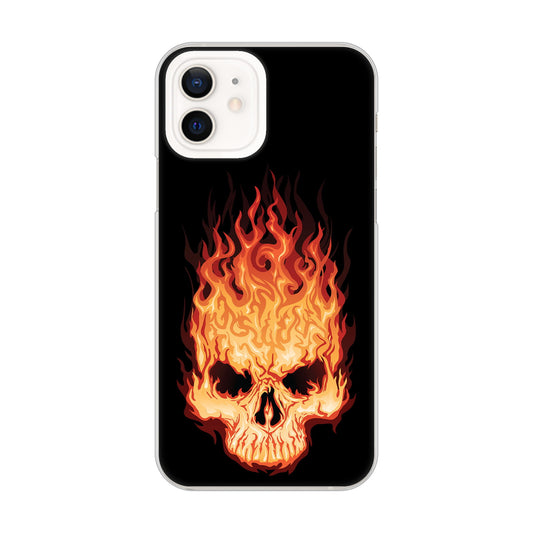 iPhone 12 364 ドクロの怒り ハードケース 背面印刷