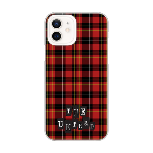 iPhone 12 547 THEチェック ハードケース 背面印刷