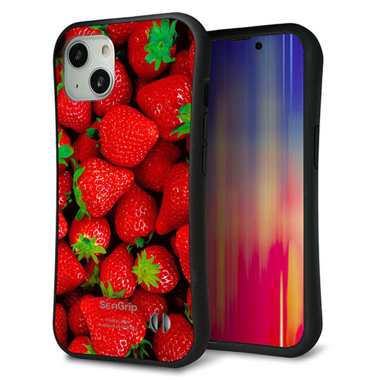iPhone 13 スマホケース 「SEA Grip」 グリップケース Sライン 【MA881 ストロベリー】 UV印刷