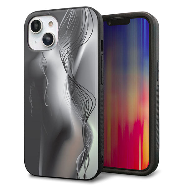 iPhone 14 強化ガラス&TPUスマホケース ガラプリ【566 ボディウォール】