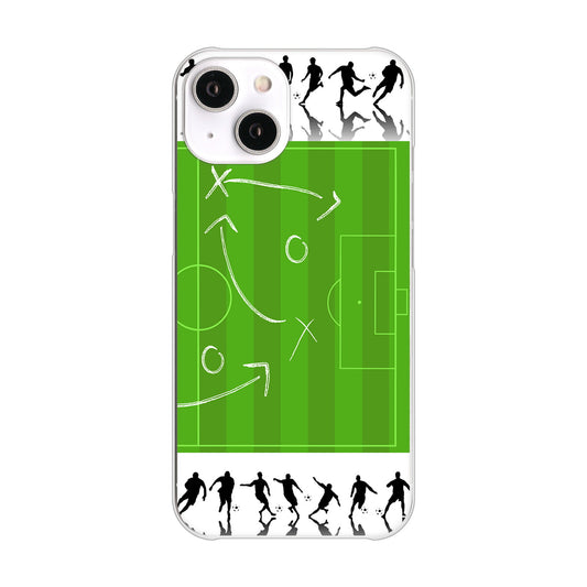 iPhone 14 304 サッカー戦略ボード ハードケース 背面印刷