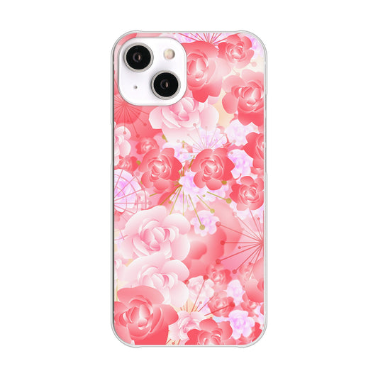 iPhone 14 VA817 はんなり色の華 ハードケース 背面印刷