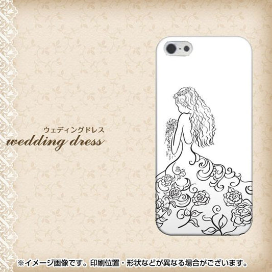 iPhone 5 390 ウエディングドレス ハードケース 背面印刷