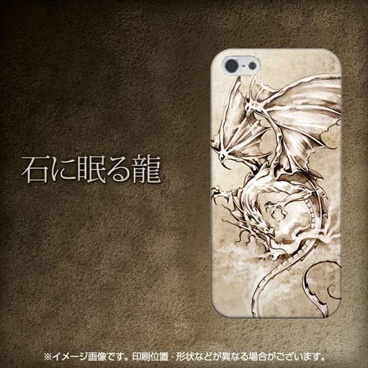 iPhone 5 646 石に眠る龍 ハードケース 背面印刷