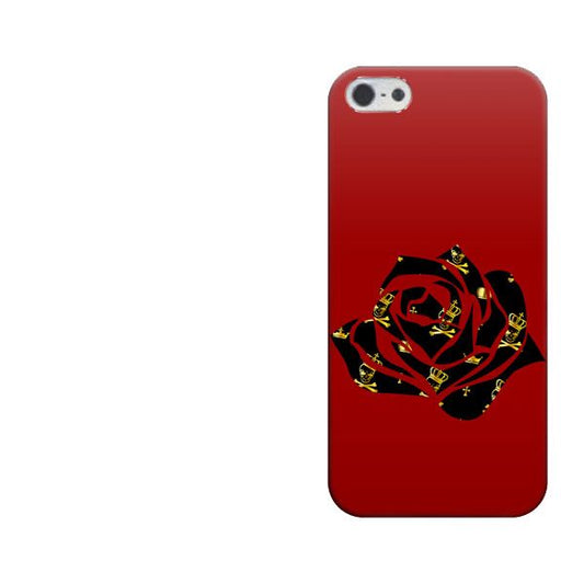 iPhone 5 1188 王冠のバラ ハードケース 背面印刷