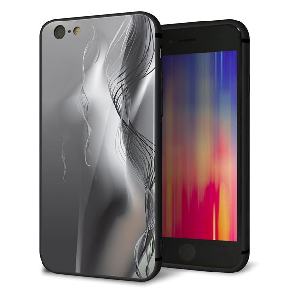 iPhone 6 強化ガラス&TPUスマホケース ガラプリ【566 ボディウォール】