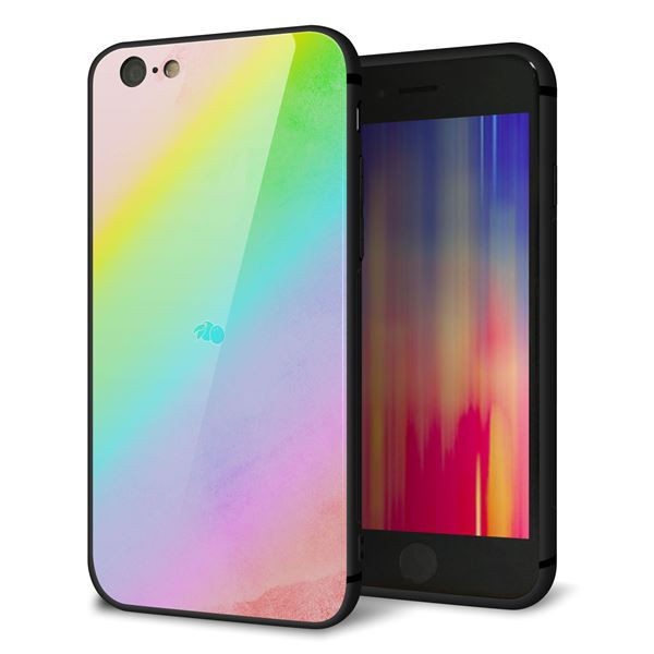 iPhone 6 強化ガラス&TPUスマホケース ガラプリ【YJ287 デザイン】