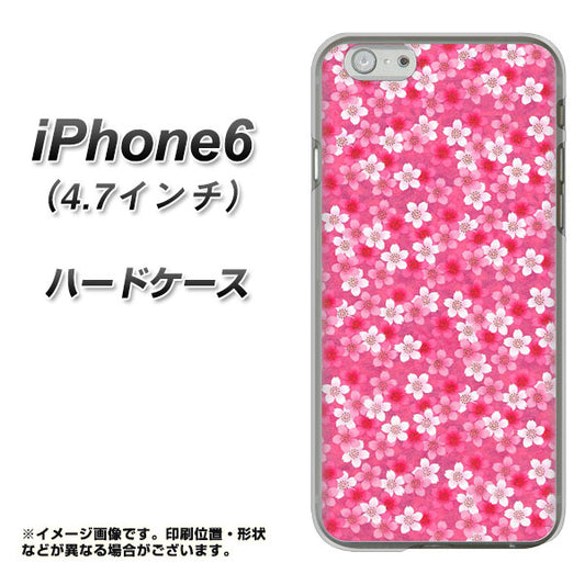 iPhone 6 065 さくら ハードケース 背面印刷
