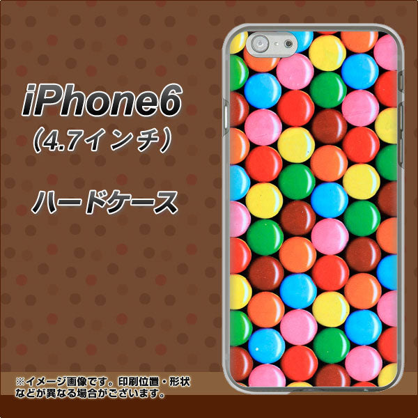 iPhone 6 448 マーブルチョコ ハードケース 背面印刷
