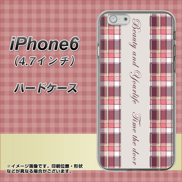 iPhone 6 518 チェック柄besuty ハードケース 背面印刷