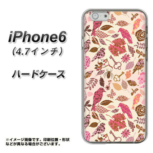 iPhone 6 640 おしゃれな小鳥 ハードケース 背面印刷