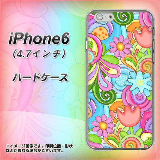 iPhone 6 713 ミラクルフラワー ハードケース 背面印刷