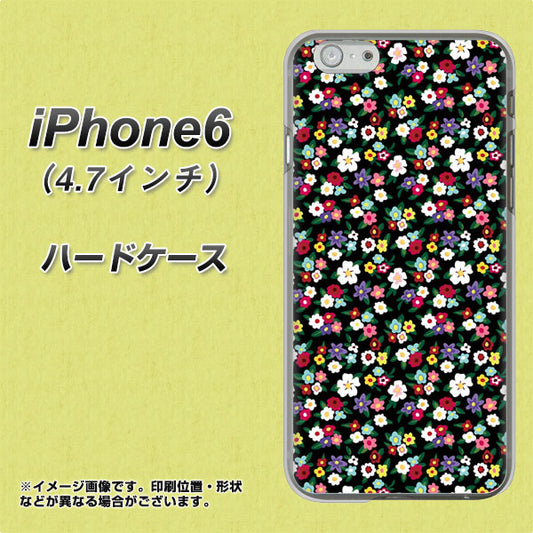 iPhone 6 778 マイクロリバティプリントBK ハードケース 背面印刷