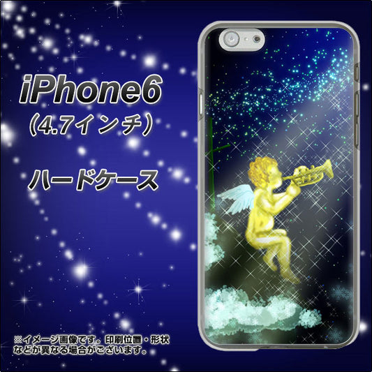 iPhone 6 1248 天使の演奏 ハードケース 背面印刷
