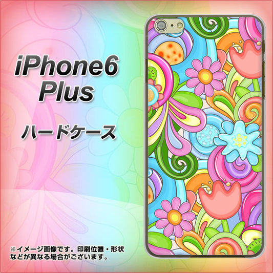 iPhone 6 Plus 713 ミラクルフラワー ハードケース 背面印刷