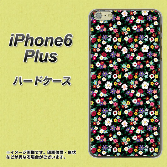 iPhone 6 Plus 778 マイクロリバティプリントBK ハードケース 背面印刷