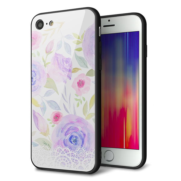 iPhone 7 強化ガラス&TPUスマホケース ガラプリ【SC946 ドゥ・パフューム4】