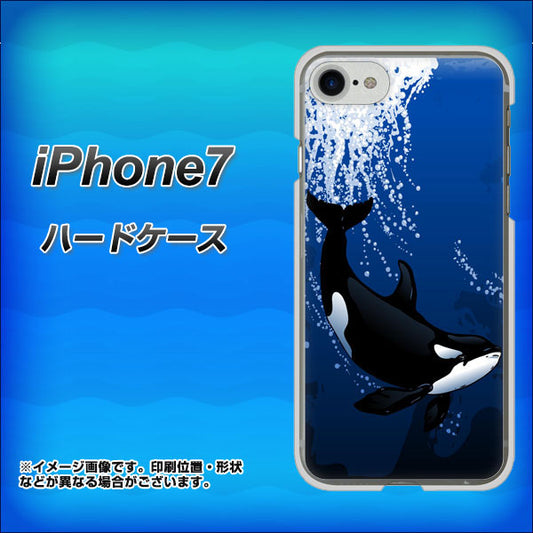 iPhone 7 423 シャチ ハードケース 背面印刷