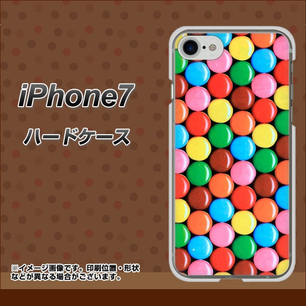iPhone 7 448 マーブルチョコ ハードケース 背面印刷