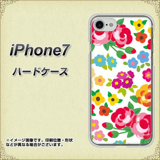 iPhone 7 776 5月のフラワーガーデン ハードケース 背面印刷