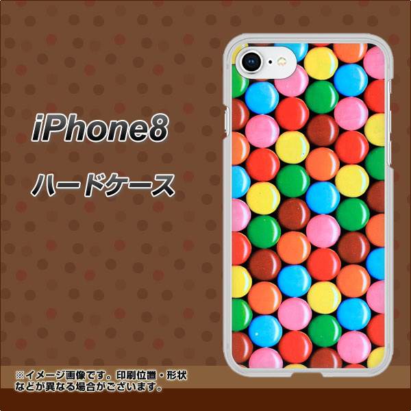 iPhone 8 448 マーブルチョコ ハードケース 背面印刷