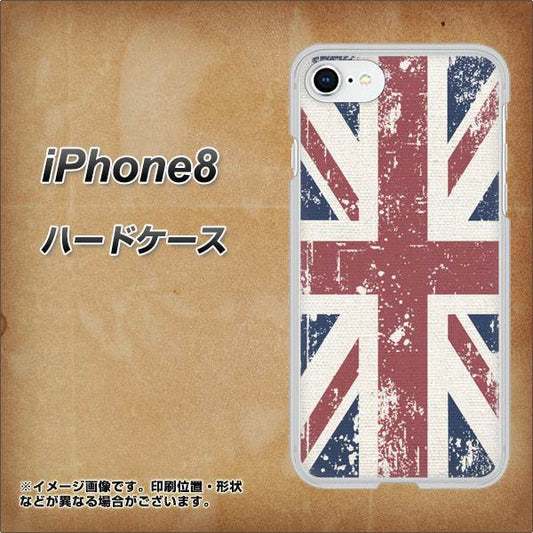 iPhone 8 506 ユニオンジャック ビンテージ ハードケース 背面印刷