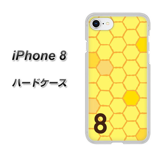 iPhone 8 IB913 はちの巣 ハードケース 背面印刷