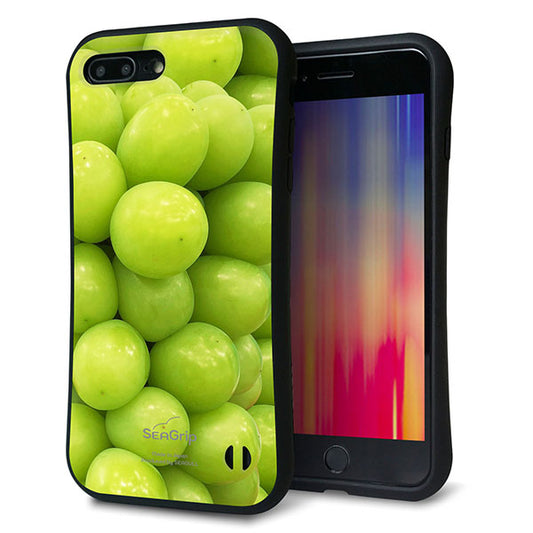 iPhone 8 Plus スマホケース 「SEA Grip」 グリップケース Sライン 【MA880 マスカット】 UV印刷