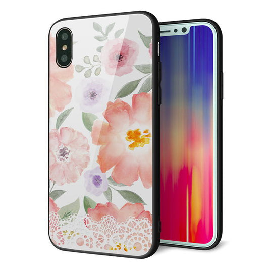 iPhone X 強化ガラス&TPUスマホケース ガラプリ【SC944 ドゥ・パフューム2】