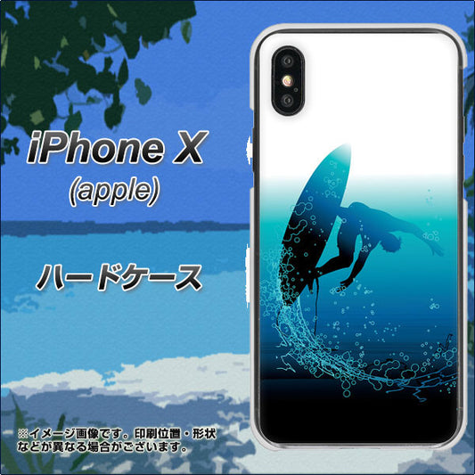 iPhone X 416 カットバック ハードケース 背面印刷