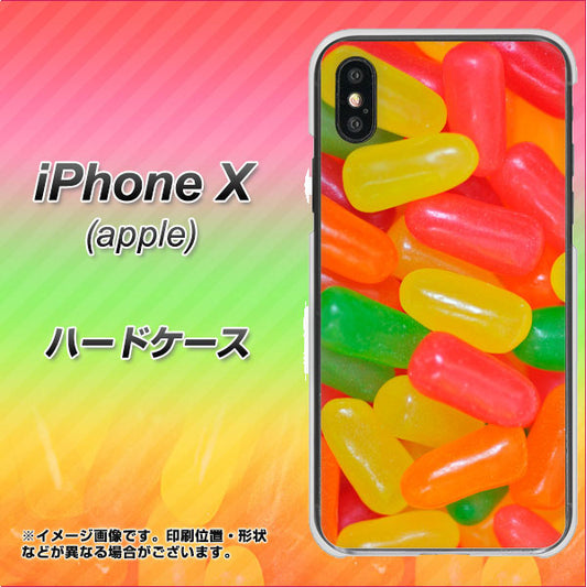 iPhone X 449 ジェリービーンズ ハードケース 背面印刷