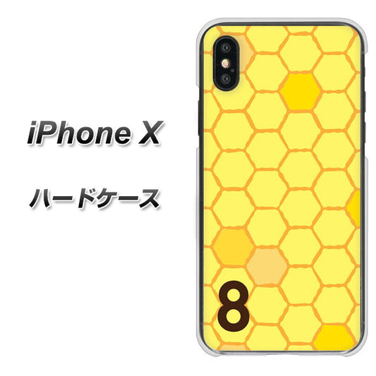 iPhone X IB913 はちの巣 ハードケース 背面印刷