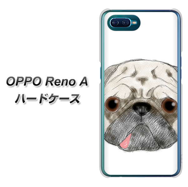 OPPO Reno A YD855 パグ01 ハードケース 背面印刷