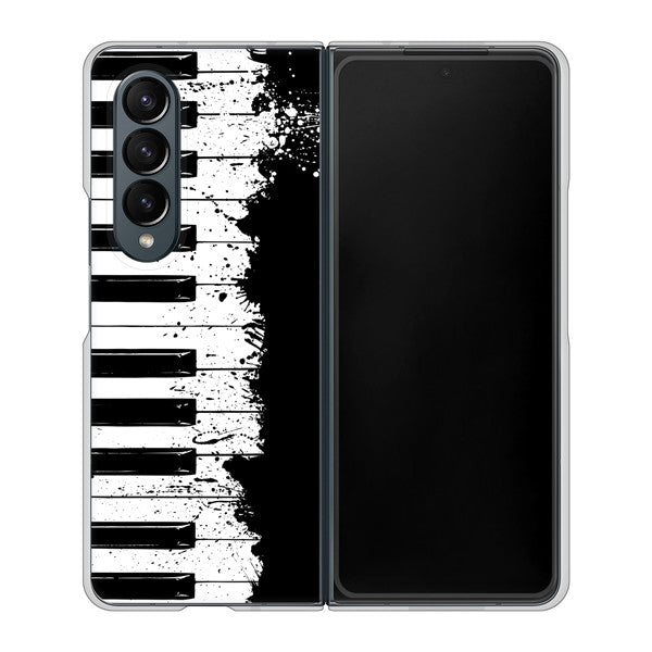 Galaxy Z Fold4 SC-55C docomo 611 クラッシュピアノ ハードケース 背面印刷