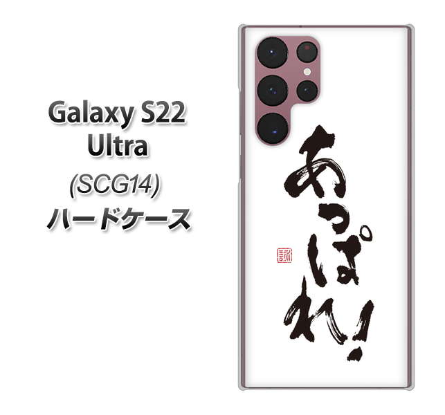 Galaxy S22 Ultra SCG14 au OE846 あっぱれ! ハードケース 背面印刷