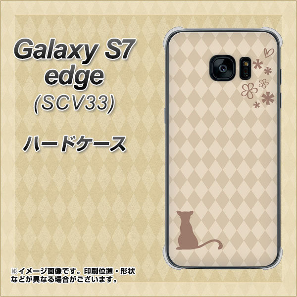Galaxy S7 edge SCV33 au 516 ワラビー ハードケース 背面印刷