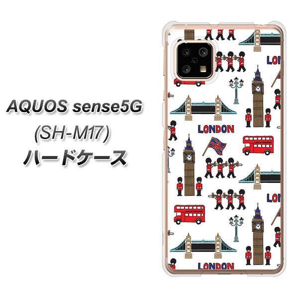 AQUOS sense5G SH-M17 EK811 ロンドンの街 ハードケース 背面印刷