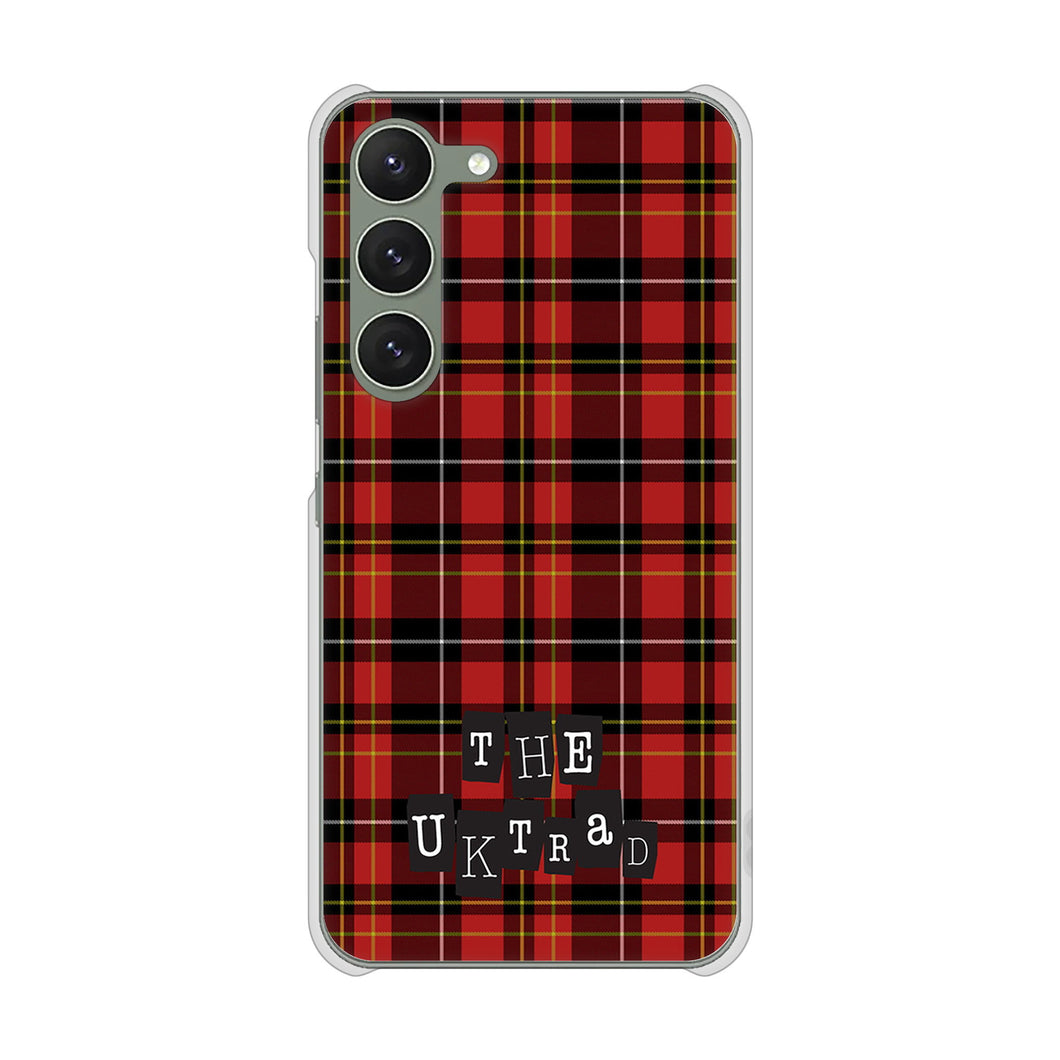 Galaxy S23 SM-S911C 楽天モバイル 547 THEチェック ハードケース 背面印刷