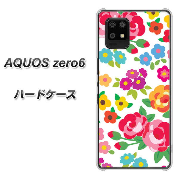 AQUOS zero6 776 5月のフラワーガーデン ハードケース 背面印刷