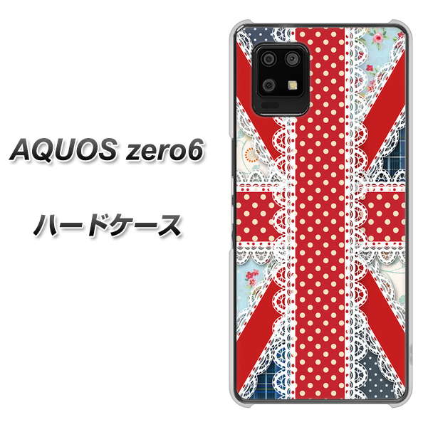 AQUOS zero6 SC805 ユニオンジャック レース ハードケース 背面印刷