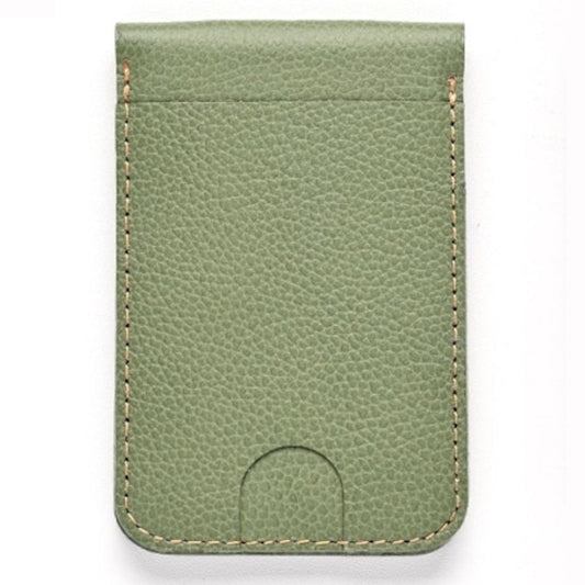 MagSafe対応 スタンド型ウォレット 【 シュリンクレザー 】 スマホスタンド スマートウォレット ミニ財布 本革