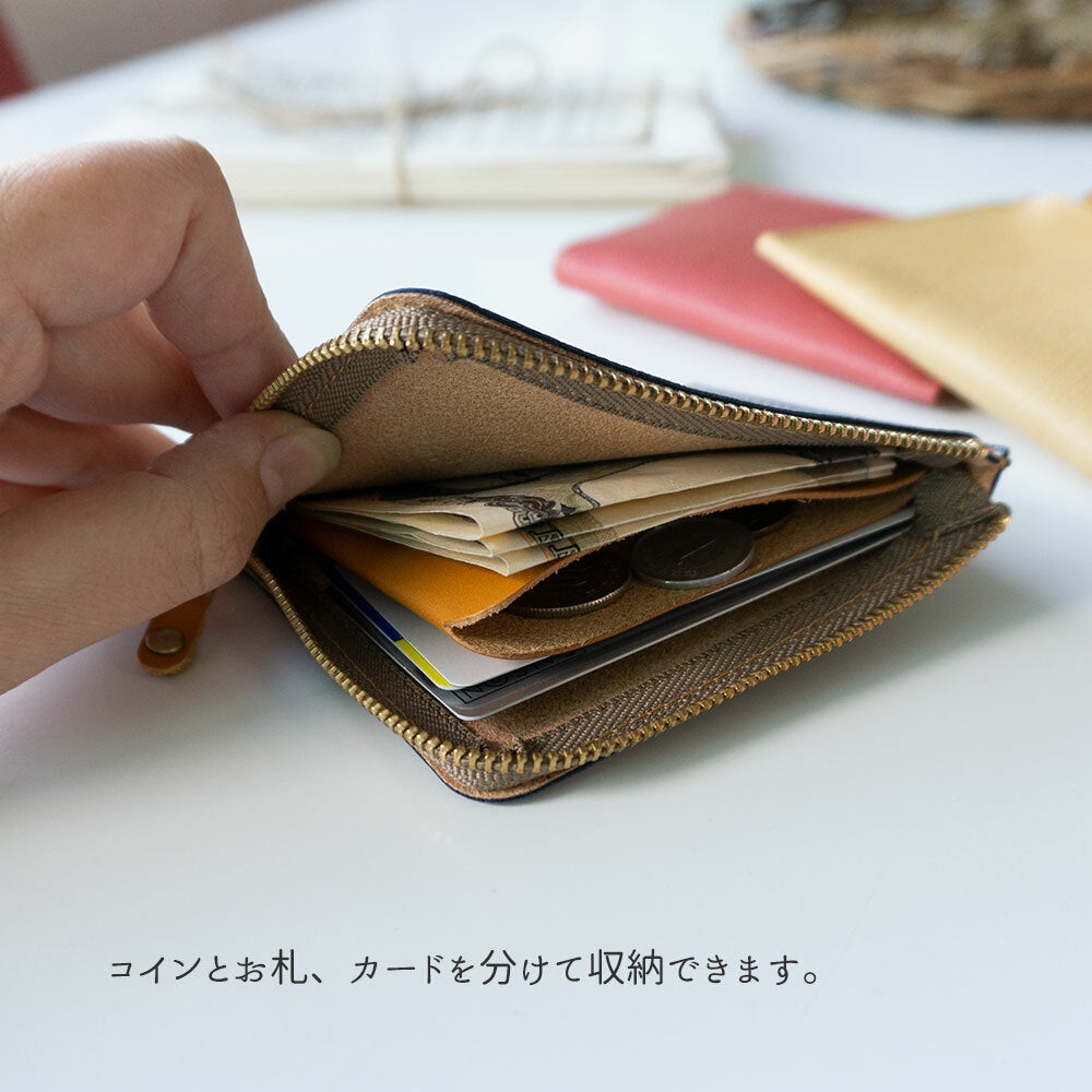 姫路レザー シュリンクレザー コインケース ミニ財布