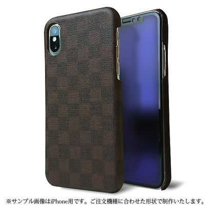 Galaxy S25 Ultra SCG32 au チェックパターンまるっと全貼りハードケース