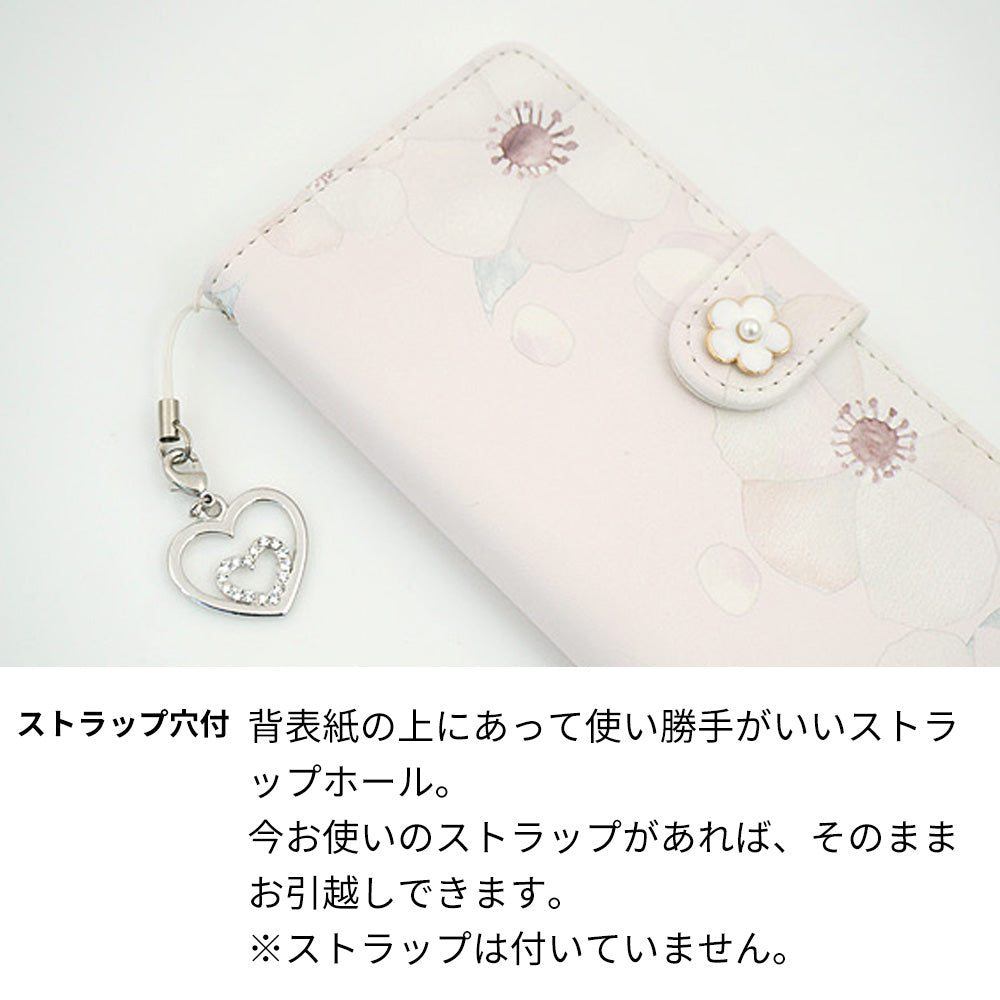 iPhone 18 Pro ドゥ・フルール デコ付きバージョン プリント手帳型ケース 耐衝撃