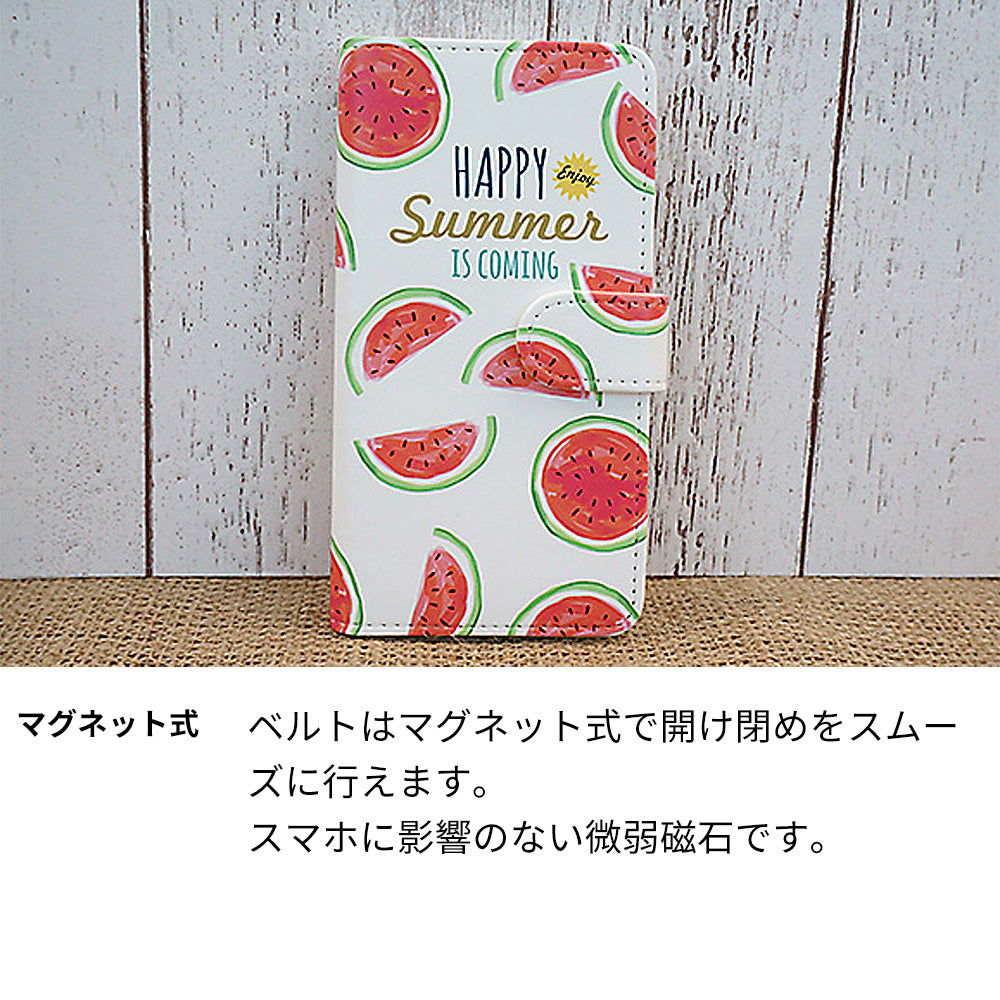 iPhone 18 Pro ハッピーサマー プリント手帳型ケース 耐衝撃